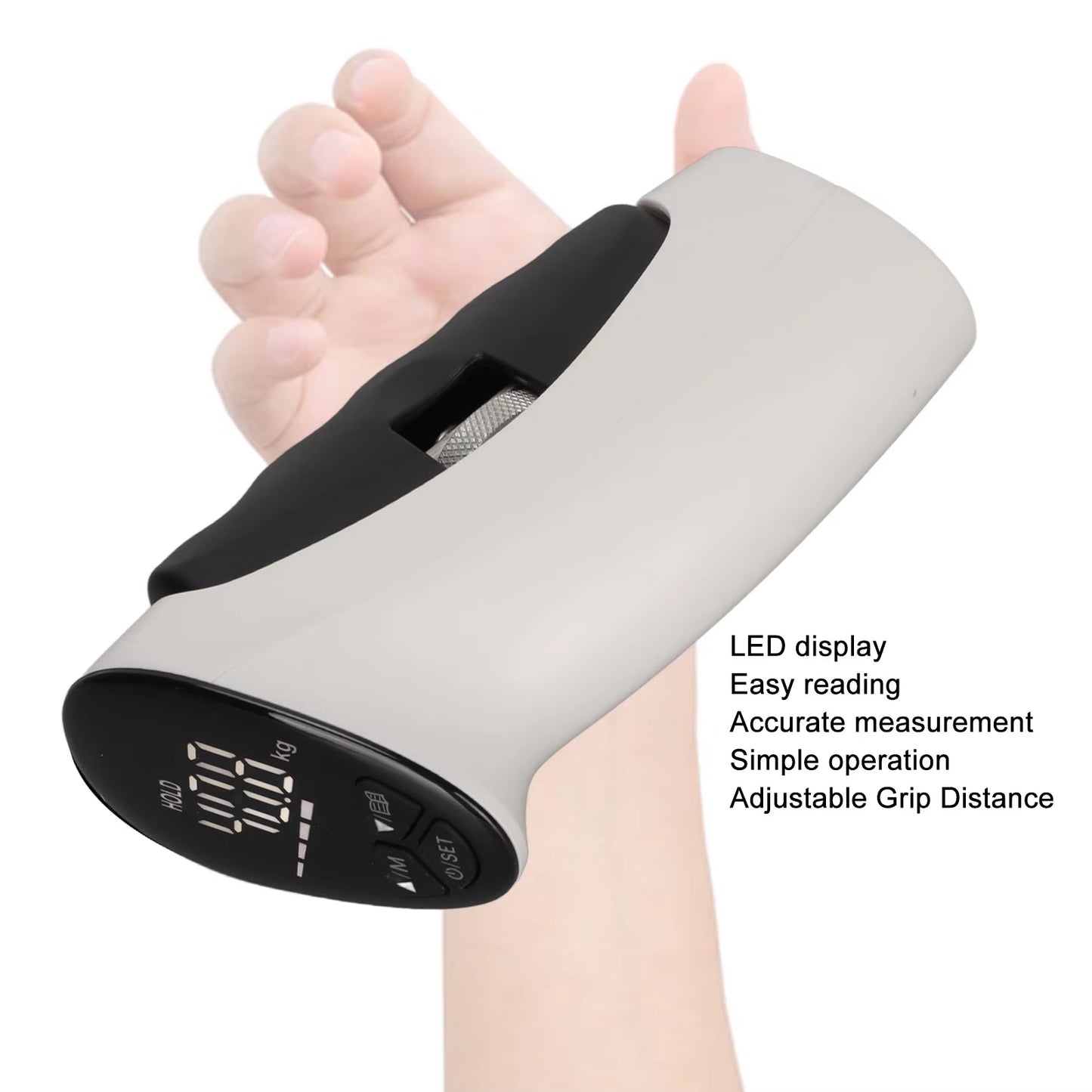 1Pcs Auto Capturing Electronic Grip Power Strength Trainer Smart Hand Dynamometer Sports Portable Fitness Equipment