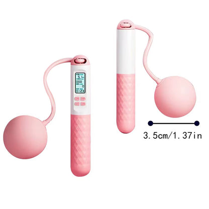 Weighted Skipping Rope Fitness Ropeless Jump Rope with Countersmart Cordless Counting Skipping Rope for Fitness Accessories